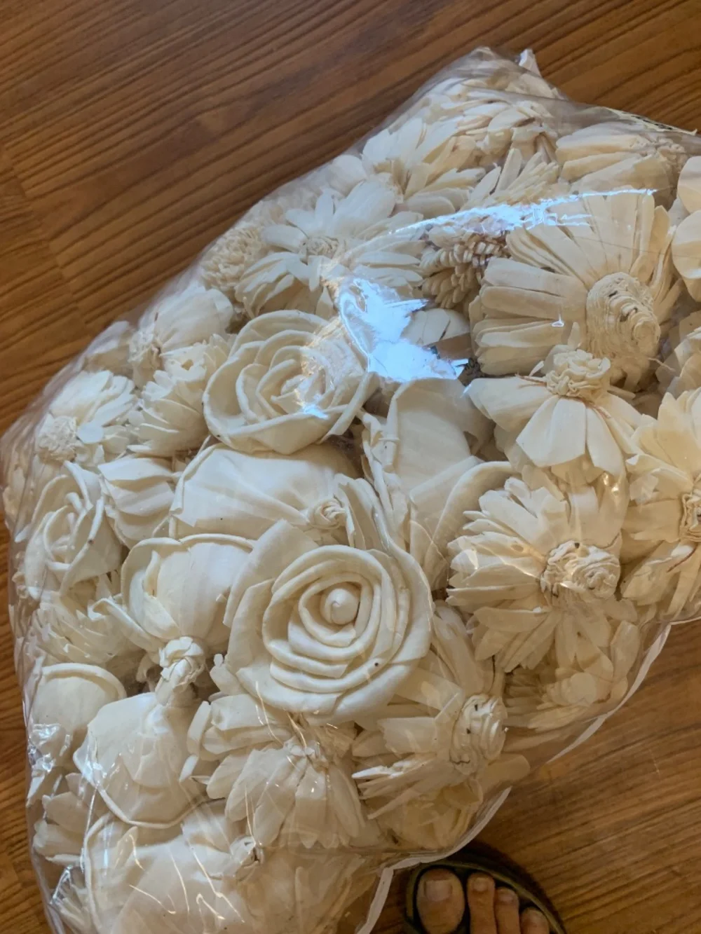 Threshold Shola White Flower Vase Filler - 4-5 boxes